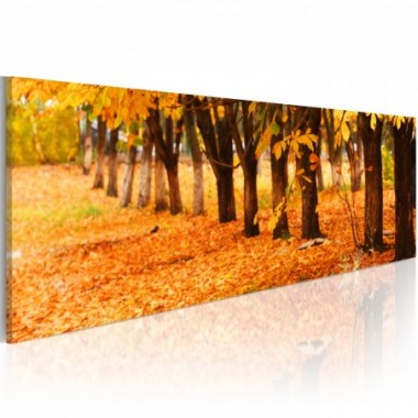 Quadro - Golden leaves - 135x45
