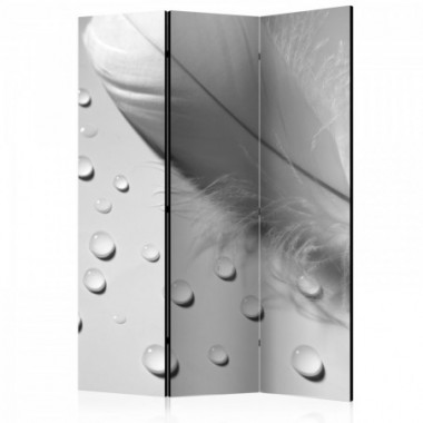 Paravento - White Feather [Room Dividers] - 135x172