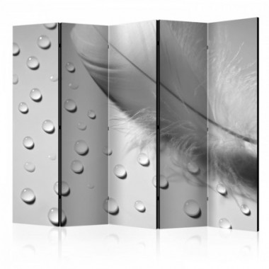 Paravento - White Feather II [Room Dividers] - 225x172