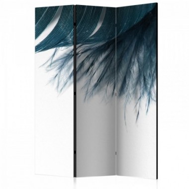 Paravento - Dark Blue Feather [Room Dividers] - 135x172