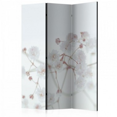 Paravento - White Flowers [Room Dividers] - 135x172