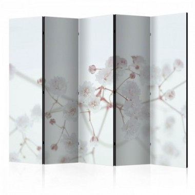 Paravento - White Flowers II [Room Dividers] - 225x172