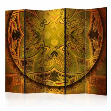 Paravento - Mandala: Forza d'oro II [Room Dividers]...