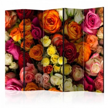Paravento - Bouquet of Roses II [Room Dividers] -...