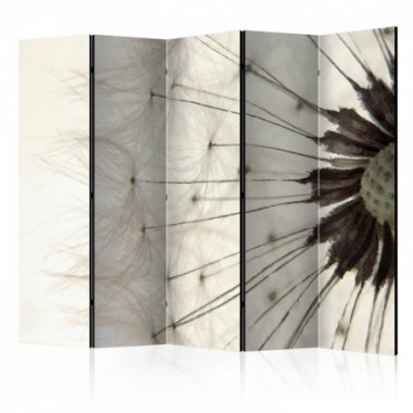 Paravento - White Dandelion II [Room Dividers] -...