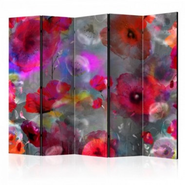 Paravento - Painted Poppies II [Room Dividers] -...