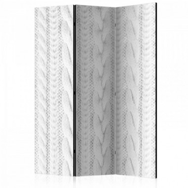 Paravento - White Knit [Room Dividers] - 135x172