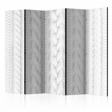 Paravento - White Knit II [Room Dividers] - 225x172