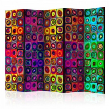 Paravento - Colorful Abstract Art II [Room Dividers]...