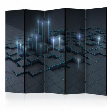 Paravento - Black City II [Room Dividers] - 225x172