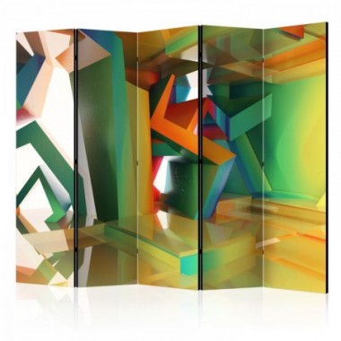 Paravento - Colourful Space II [Room Dividers] -...