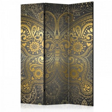 Paravento - Golden Butterfly [Room Dividers] - 135x172