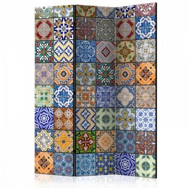 Paravento - Paravento: Mosaico colorato - 135x172