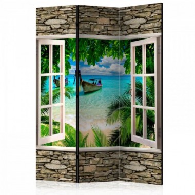 Paravento - Tropical Beach [Room Dividers] - 135x172