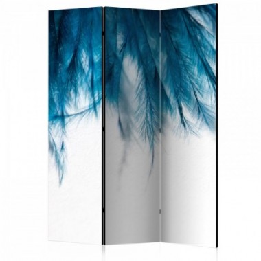 Paravento - Sapphire Feathers [Room Dividers] - 135x172