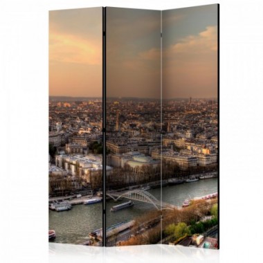 Paravento - Barges on the Seine [Room Dividers] -...