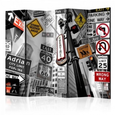 Paravento - New York Signs II [Room Dividers] - 225x172