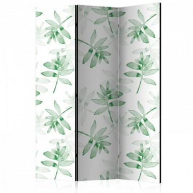 Paravento - Watercolour Branches [Room Dividers] -...