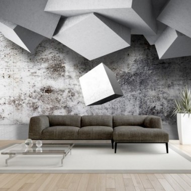 Fotomurale - Geometric rain - 350x245