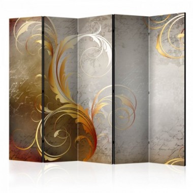 Paravento - Gold letters II [Room Dividers] - 225x172