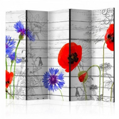 Paravento - Wildflowers II [Room Dividers] - 225x172