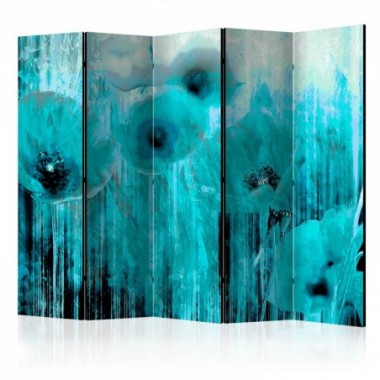 Paravento - Turquoise madness II [Room Dividers] -...