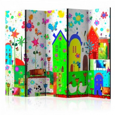 Paravento - Happy farm II [Room Dividers] - 225x172